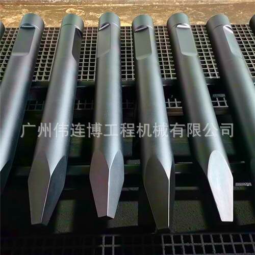 挖机破碎锤钎杆45 53 68 100 140炮机炮头液压钢钎挖掘机配件