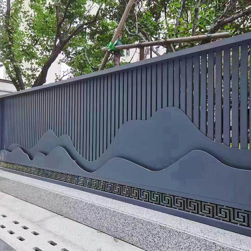 铝艺术护栏房屋栅栏农村铁栅栏庭院铝合金阳台户外锌钢栅栏栏杆