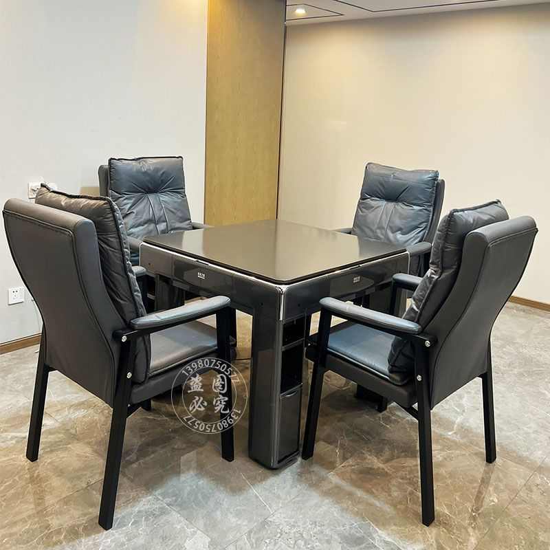 新款高端多功能静音麻将桌酒店茶楼棋牌室全自动餐桌两用麻将机