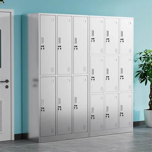 304不锈钢更衣柜无尘车间多门带锁储物收纳柜工厂浴室鞋柜换衣柜