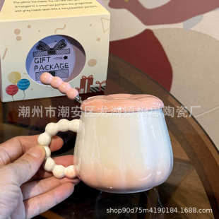 咖啡杯节日活动小礼品logo 简约马克杯女生闺蜜水杯陶瓷杯子个性