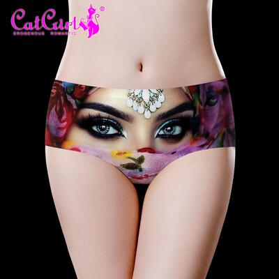 Women's underwear thin ice silk seamless triangle pants