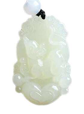 鼠玉石牛和田玉 狗十二生肖龙吊生肖吊坠坠挂件马