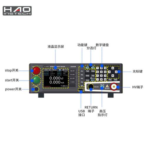 浩仪科技HY9310系列电阻分析仪 HY9320交直流高压绝缘耐压仪