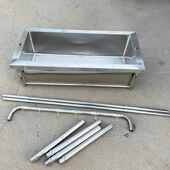 不锈钢拖把池商场学校用不钢墩锈布池位厅食单堂不285锈钢拖把餐