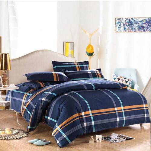 4pc bedsheet set flat sheet student bed cover single/double