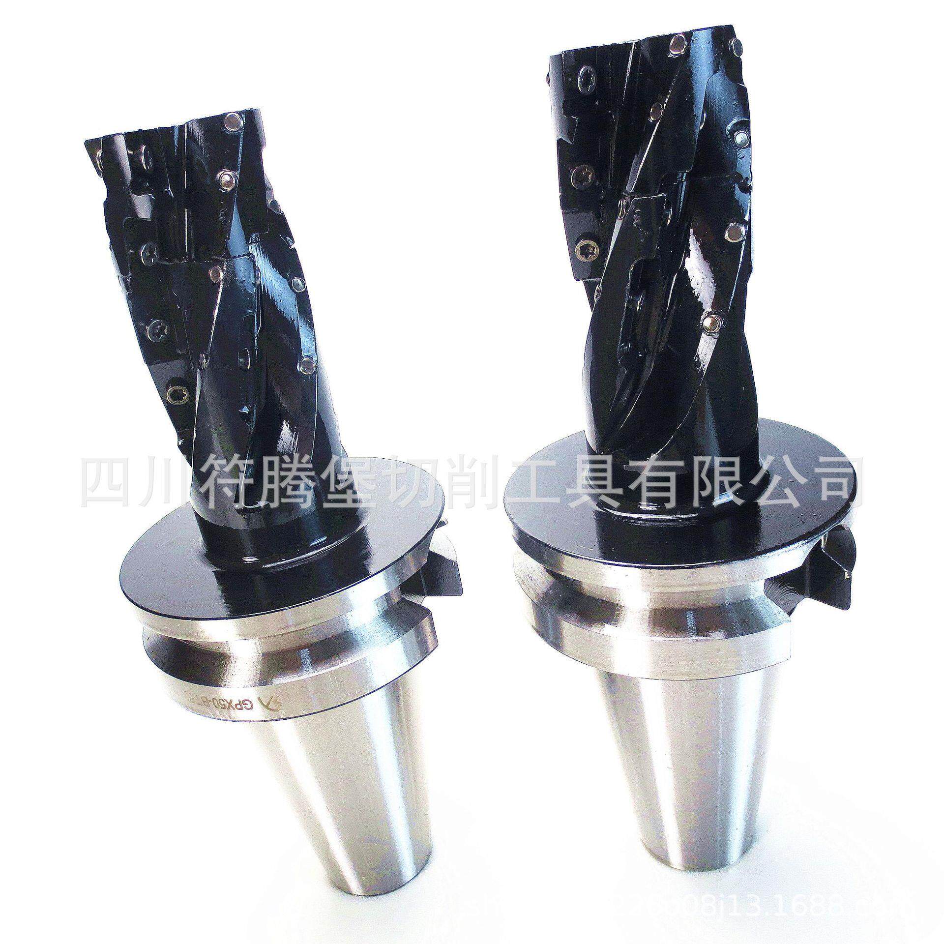 GPX可转位螺旋立铣刀/可换端齿头玉米铣刀：GPX50L-BT50
