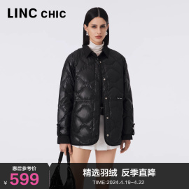 lincchic金羽杰短款轻薄羽绒服女2023外套，女秋冬款y23802325