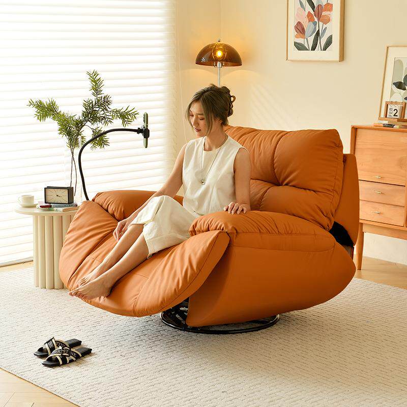 多功能沙发懒人单人客厅沙发家用摇椅转椅可睡可躺免洗电动沙发椅