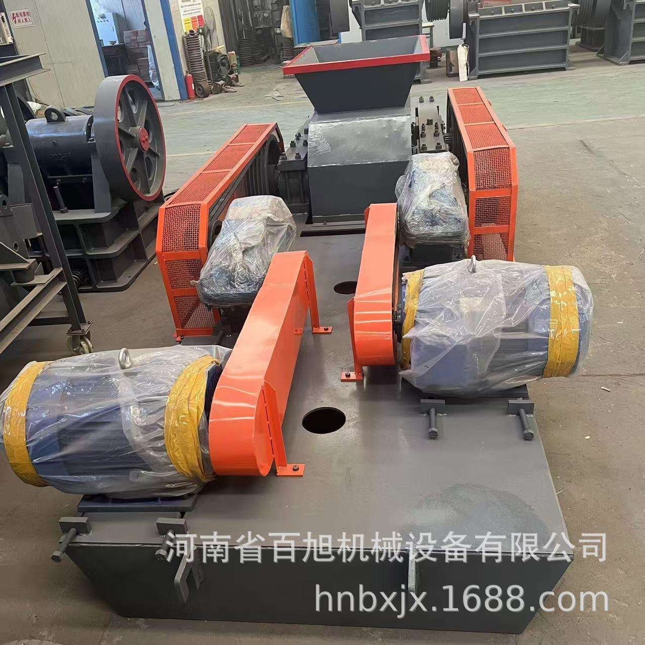 煤炭双齿辊破碎机400*400型对辊破碎机矿石对辊制砂机多少钱一台
