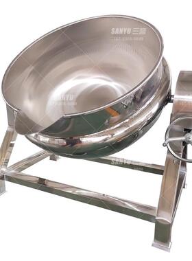 供应不锈钢燃气牛肉煮锅 火大小可调节质保一年 卤肉卤菜设备