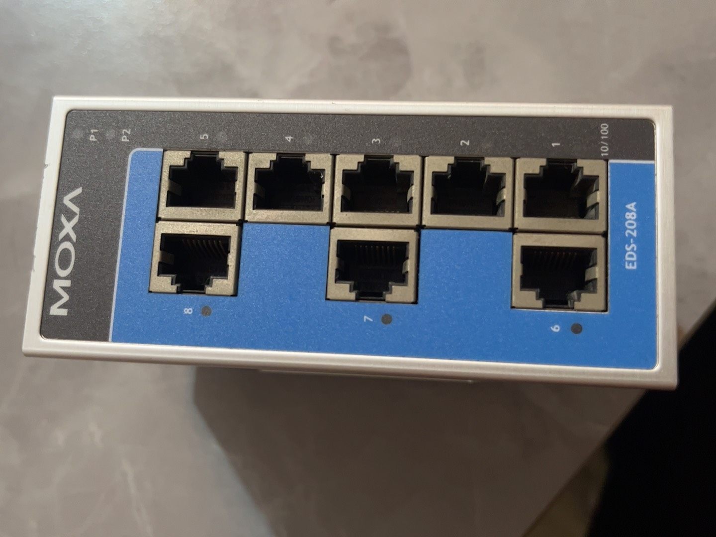摩莎  MOXA-EDS-208A，拆机原装正品，功能包好，
