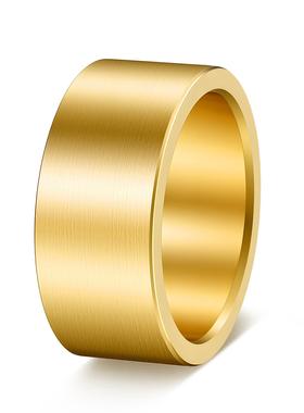 亚马逊饰品mm简约钛钢戒指指环