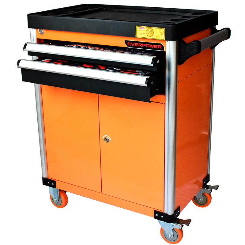 艾威博尔 120件快速维修工具车组套车辆快速拆装工具