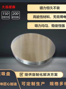 磨床用永磁吸盘XM51圆形强力永磁吸盘磨用圆形永磁吸盘大连