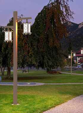 灯户外新中景观灯太阳能高杆区室外式庭院路灯民宿景区小装XJV饰