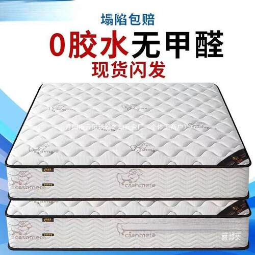 席梦思床垫经济型20CM厚家用弹簧乳胶椰棕软硬两用整网弹簧卧室无