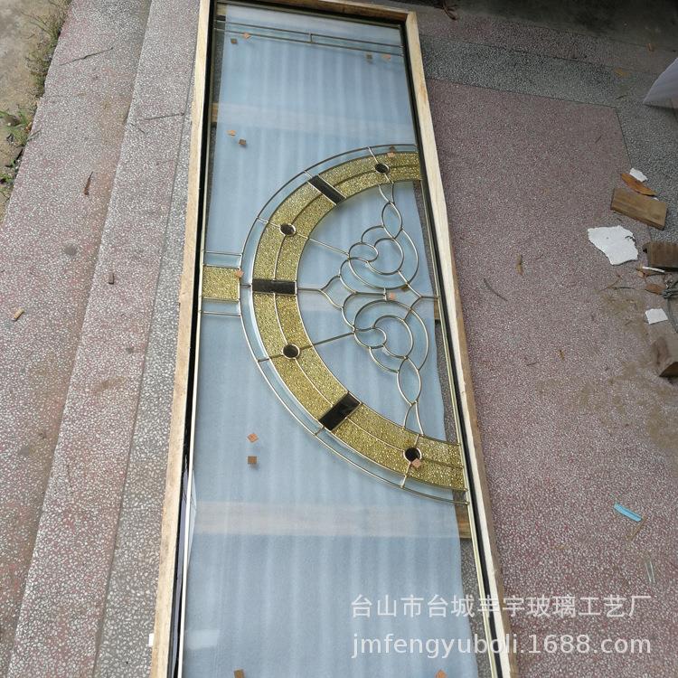 铜条推拉门玻璃半圆中空玻璃欢迎来图