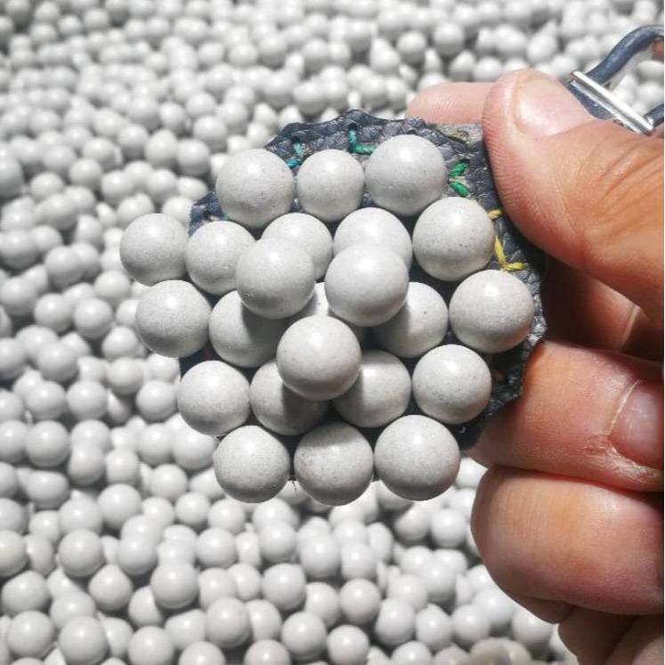 白色加重磁力泥丸泥球弹珠8mm91012毫米弹弓练靶弓粮