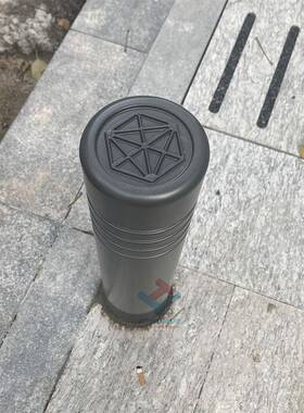 供应深圳款铸铁隔离柱深灰色铸铁车止柱氟碳漆罗马柱路桩