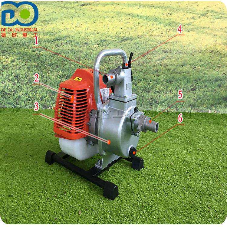 WP10A型自吸水泵 二冲程汽油机排水泵 园林花草灌溉抽水工具