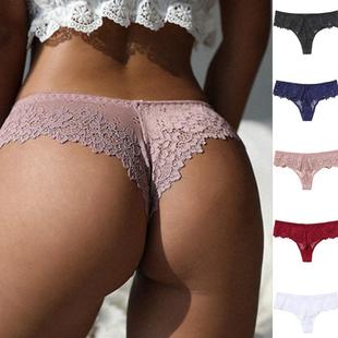 Women Sexy Lace Panties Underwear Thong Female G String 内裤