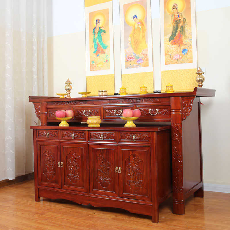 套柜供桌香案佛台家用中式佛龛供台实木贡台佛桌神台柜财神供奉台