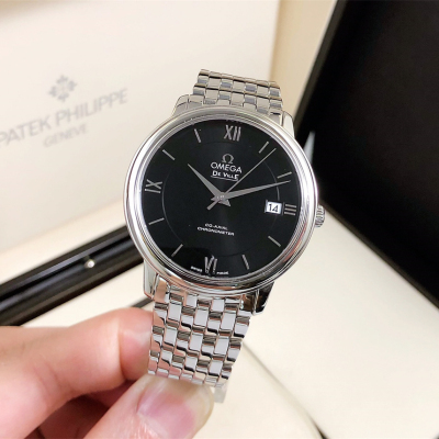 全套9.8新欧米茄36.5mm手表男碟飞全自动机械424.10.37.20.01.001