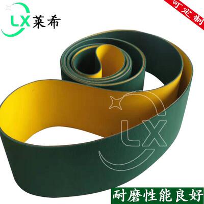 尼龙片基带纺织龙带锭带高速耐磨口罩机械设备传动橡胶平皮带