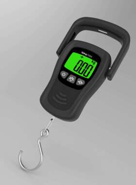 厂家供应手提吊钩秤50kg 物流秤快递称 ABS塑料秤行李秤 可开票