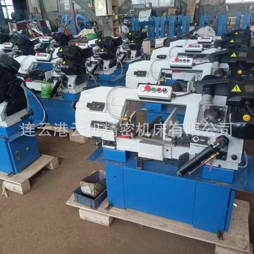 工厂供应全新BS-712N小型带锯床液压半自动家庭便携式操作加工