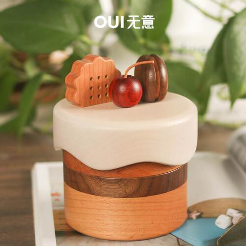 实木首饰盒收纳盒可携式ins风精致创意可爱饰品盒生日礼物新婚礼