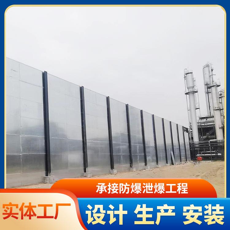 防爆板抗爆墙图纸深化轻钢龙骨纤维水泥复合钢板抗爆墙体全国安装