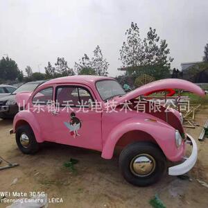 一比一还原制作大型甲壳虫车模型厂家 影视拍摄装饰道具生产商