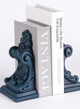 欧腊柱书挡法式艺术雕花抽象书桌板摆件样希房式办公室ZRL售楼处