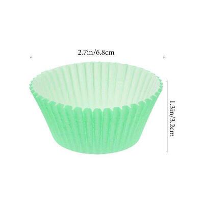 100 Pcs Oil Paper Cup Set Cupcake Cups Baking Liner Muffin