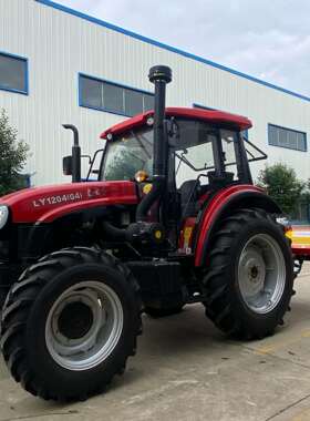 东方红LY水1204带XMT旋机大马力旱两用深泥田开耕沟犁地驱四拖拉