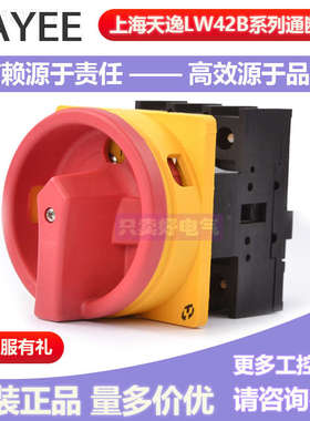 正品 上海天逸转换开关25A 凸轮电源通断开关 LW42B25-1016/L包邮
