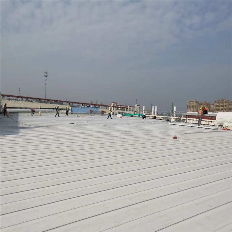 铝镁锰430瓦氟碳深灰0.7直立锁边铝镁锰屋面板65-430金属耐腐