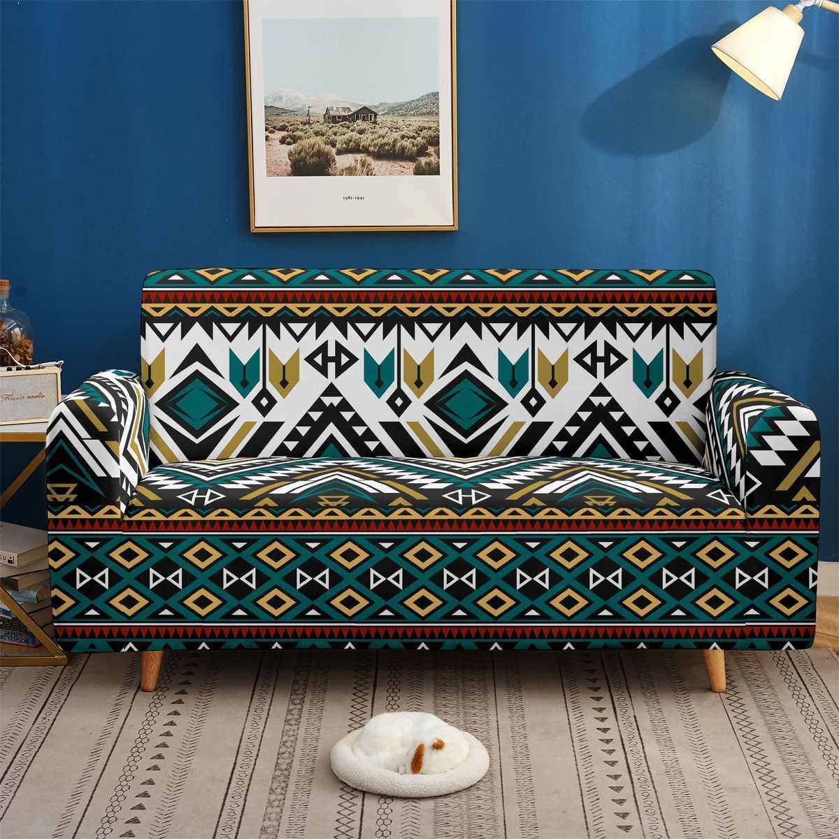 沙发套波西米亚风民族风多人组合全包围批发懒人沙发罩