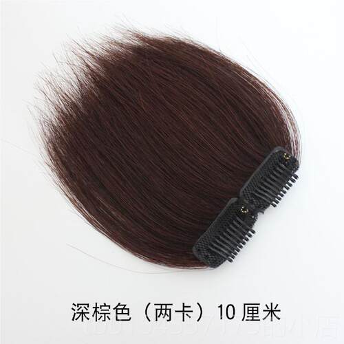 正品假发片手织量蓬垫高头顶增隐形无痕垫发松根补发片发真发垫发
