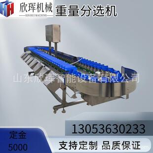 鱿鱼式 鲳鱼分111称重分选机小虾分选龙机提升机流水线料盒重量选
