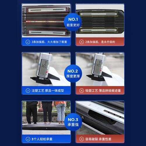 多功能打孔车顶行李箱自驾游轿车旅行大容量越野架改装SUV免双层