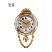复古摇摆挂钟客厅简约时尚 挂表卧室静音石英钟现代钟表