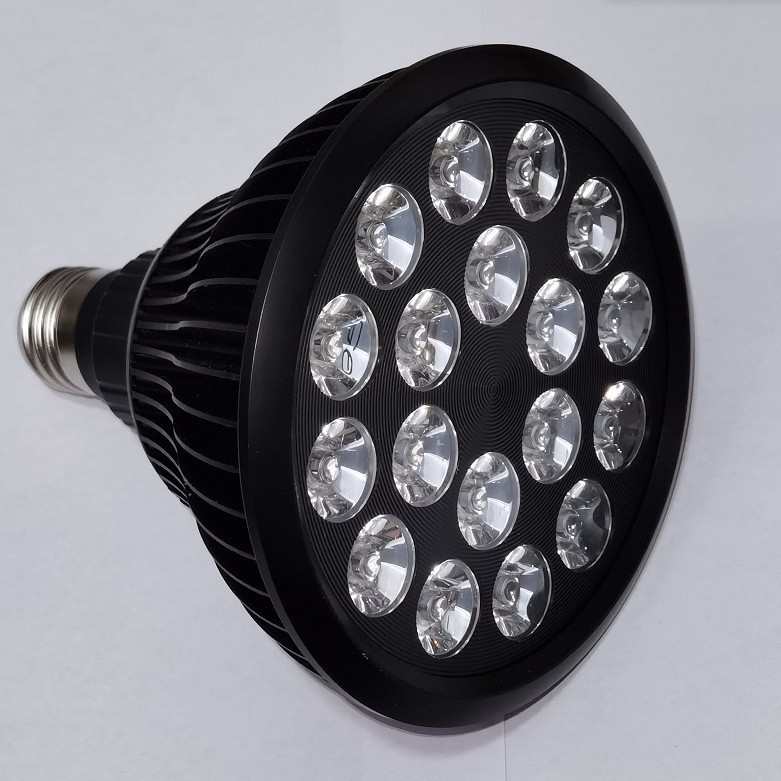 新E27灯泡par38i深红光理疗灯54W双芯灯珠光疗美容灯660nm850nm烤