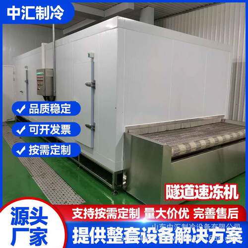 食品草莓液氮隧道式速冻机牛排肉丸海鲜三文鱼虾隧道式液氮速冻机