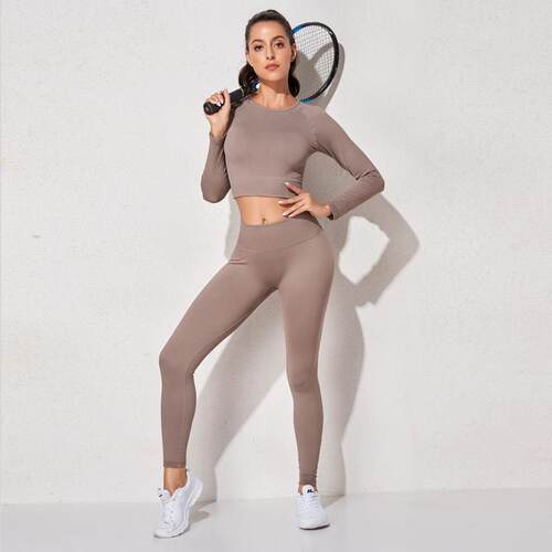 Women's Sportswear Yoga Set Workout Clothes Athletic Wea