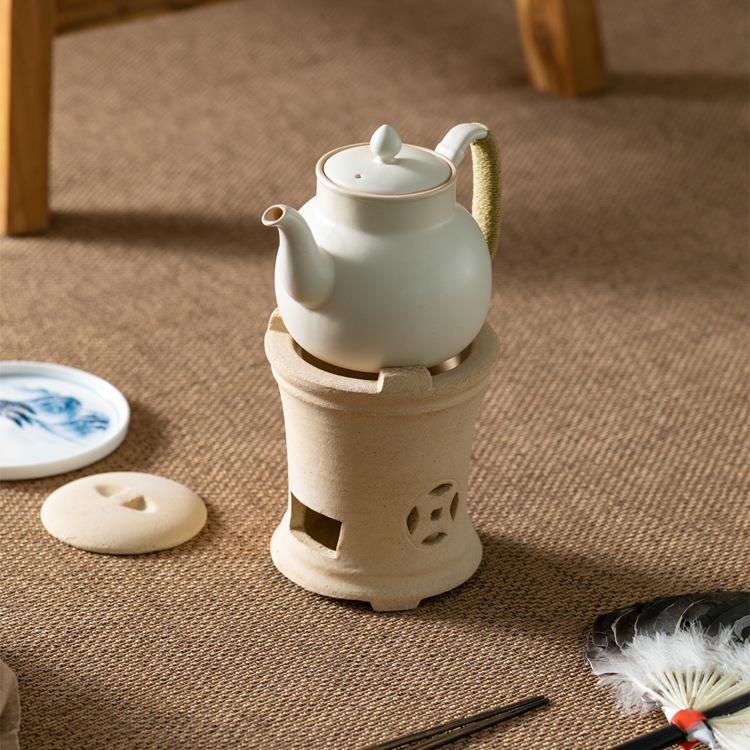 罐煮茶具器茶罐户外家用茶功夫小茶壶陶瓷炭火围炉煮900690茶炉子
