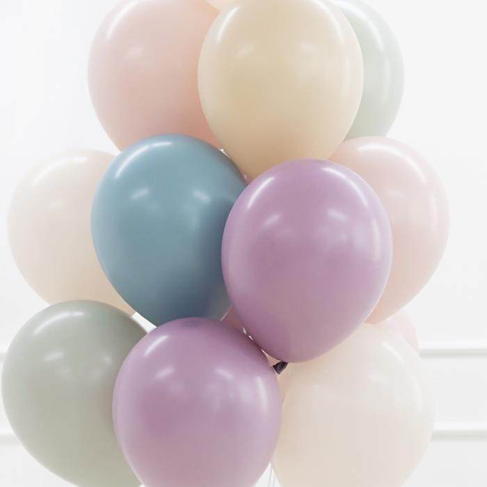 落日余晖哥球260 Sempertex 5寸12寸18寸落日白玫瑰绿蓝紫气球