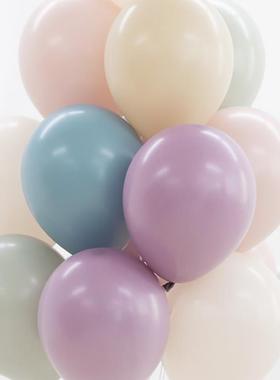 落日余晖哥球260 Sempertex 5寸12寸18寸落日白玫瑰绿蓝紫气球